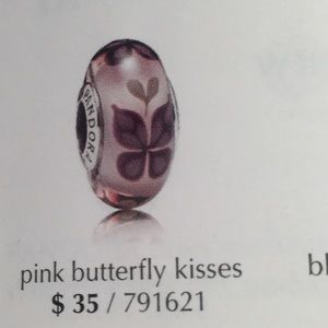 Pandora Pink Butterfly Kisses